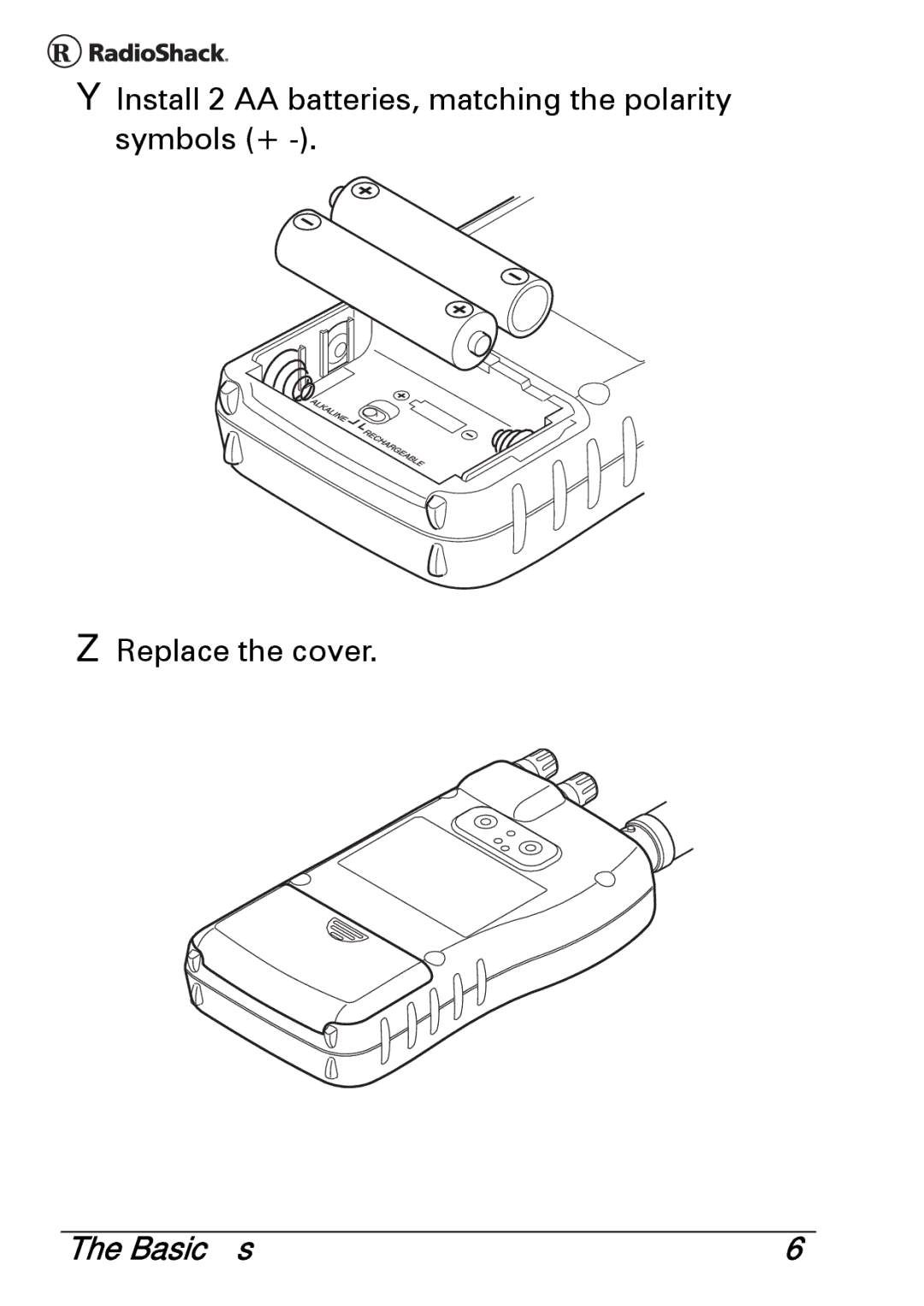 Radio Shack PRO-83 manual Basics 