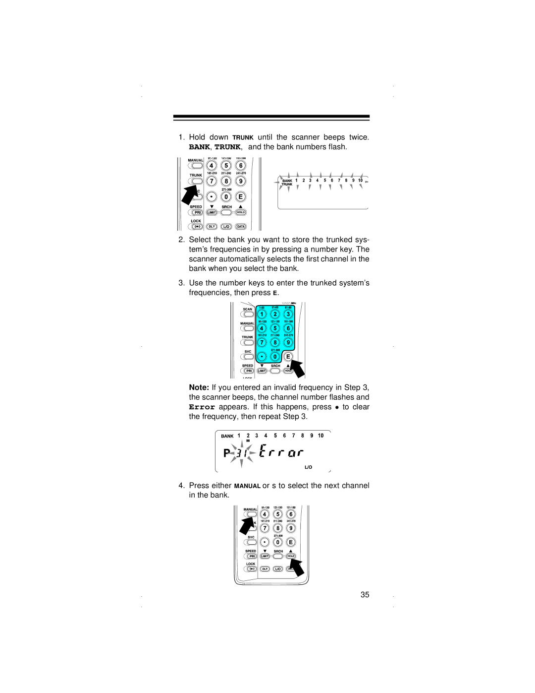 Radio Shack PRO-90 owner manual 