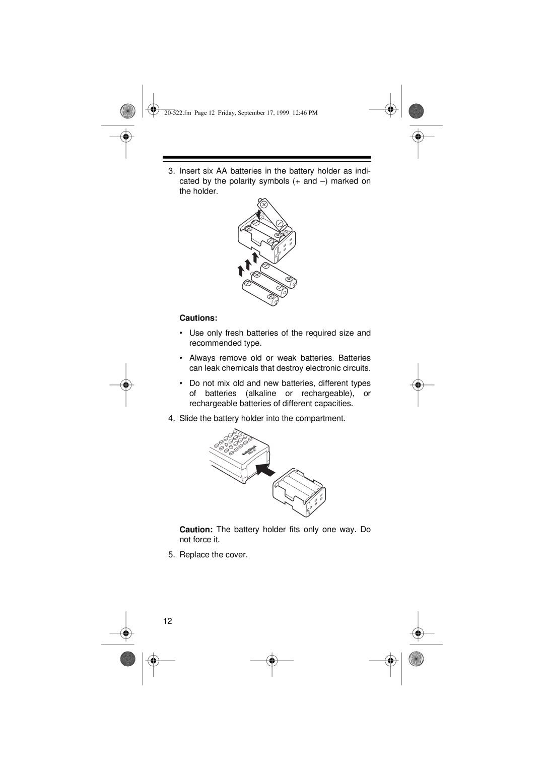 Radio Shack PRO-92 manual Fm Page 12 Friday, September 17, 1999 1246 PM 