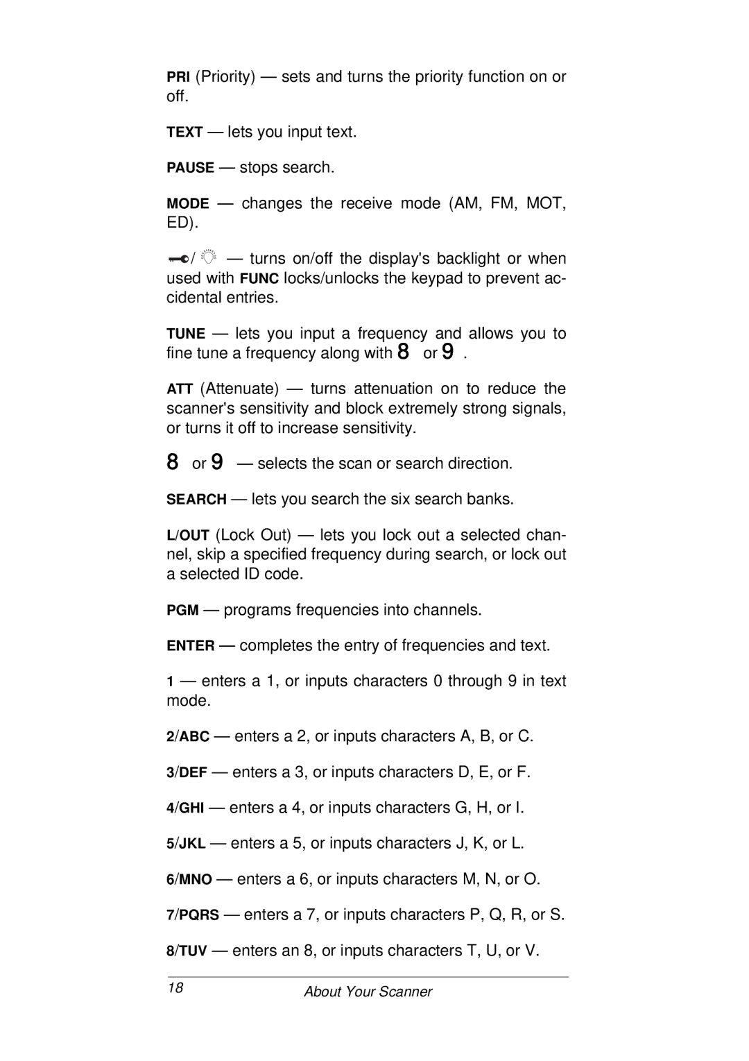 Radio Shack PRO-93 owner manual About Your Scanner 