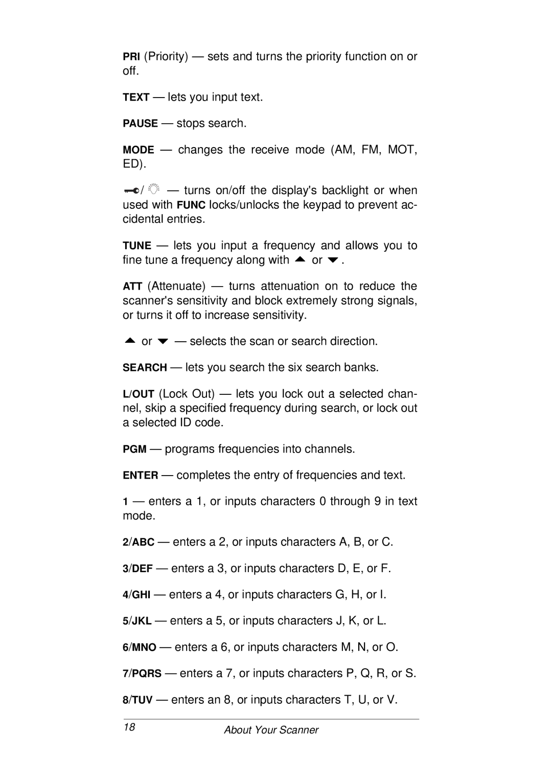 Radio Shack PRO-93 owner manual About Your Scanner 