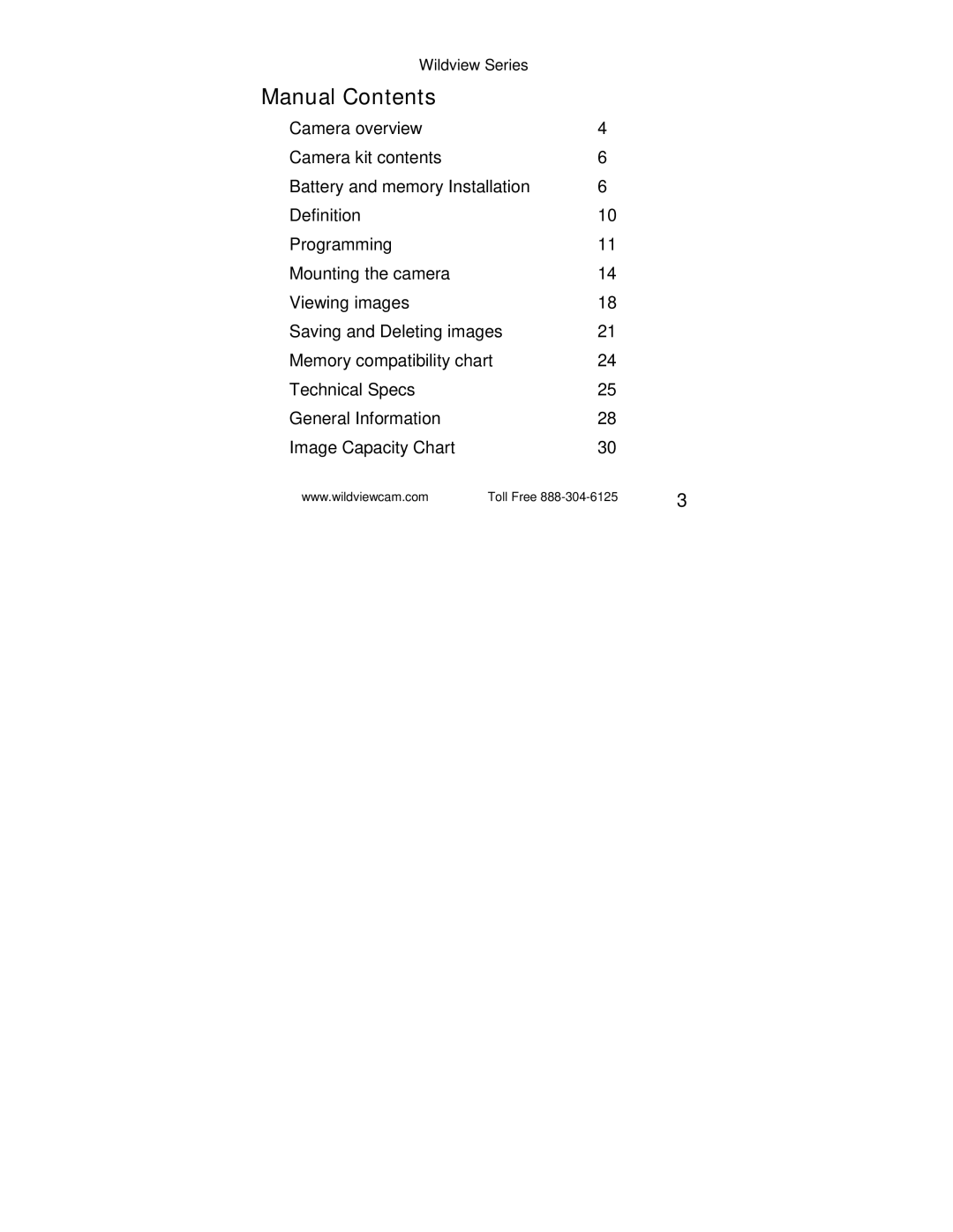 Radio Shack STC-TGL4M, STC-TGL2M, STC-TGL5M user manual Manual Contents 