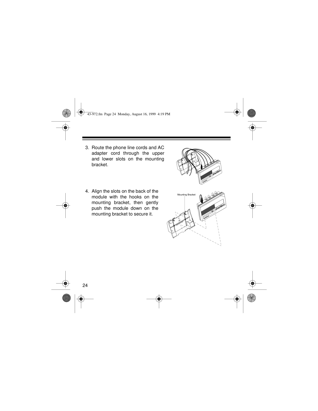 Radio Shack SYSTEM 2000 owner manual Fm Page 24 Monday, August 16, 1999 419 PM 