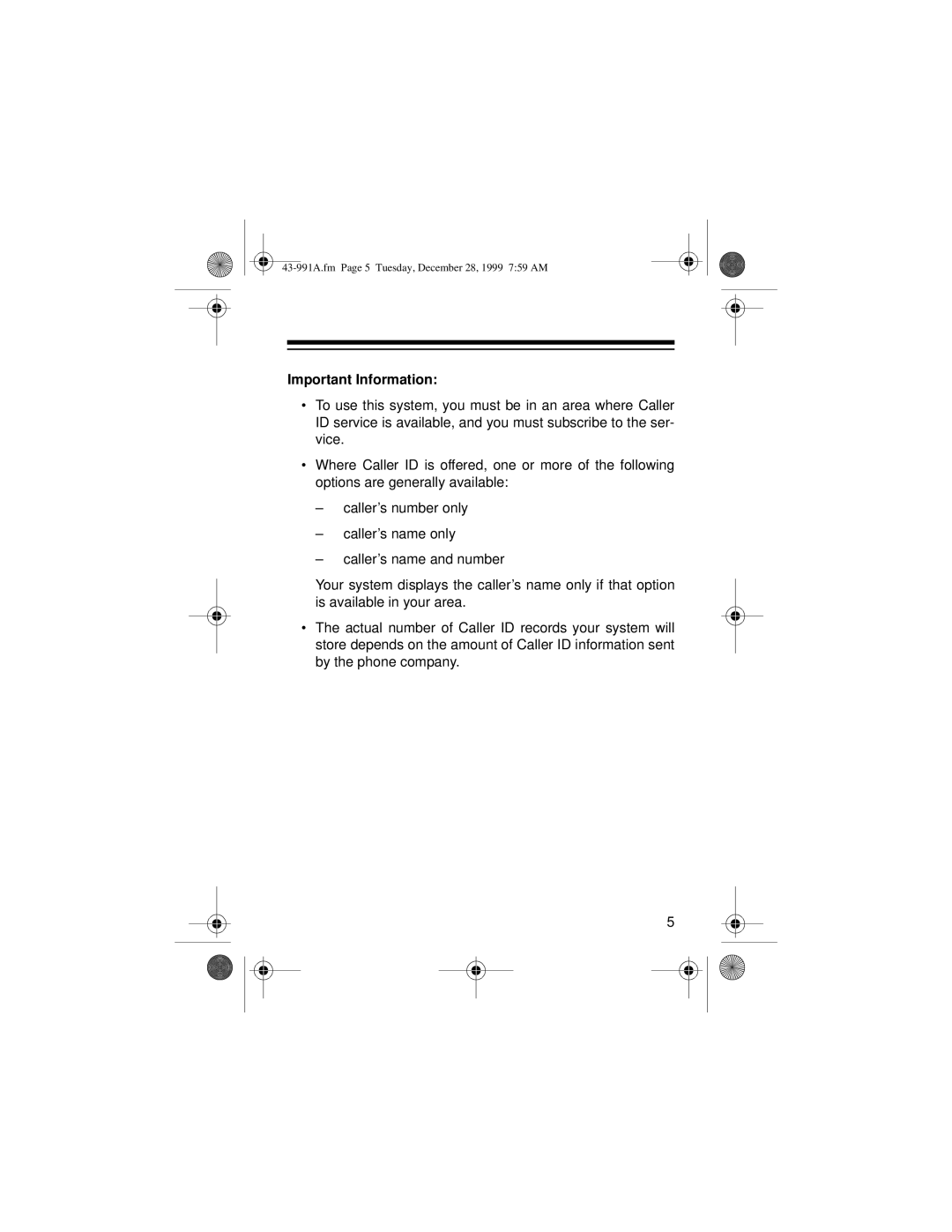 Radio Shack System 350 owner manual Important Information 