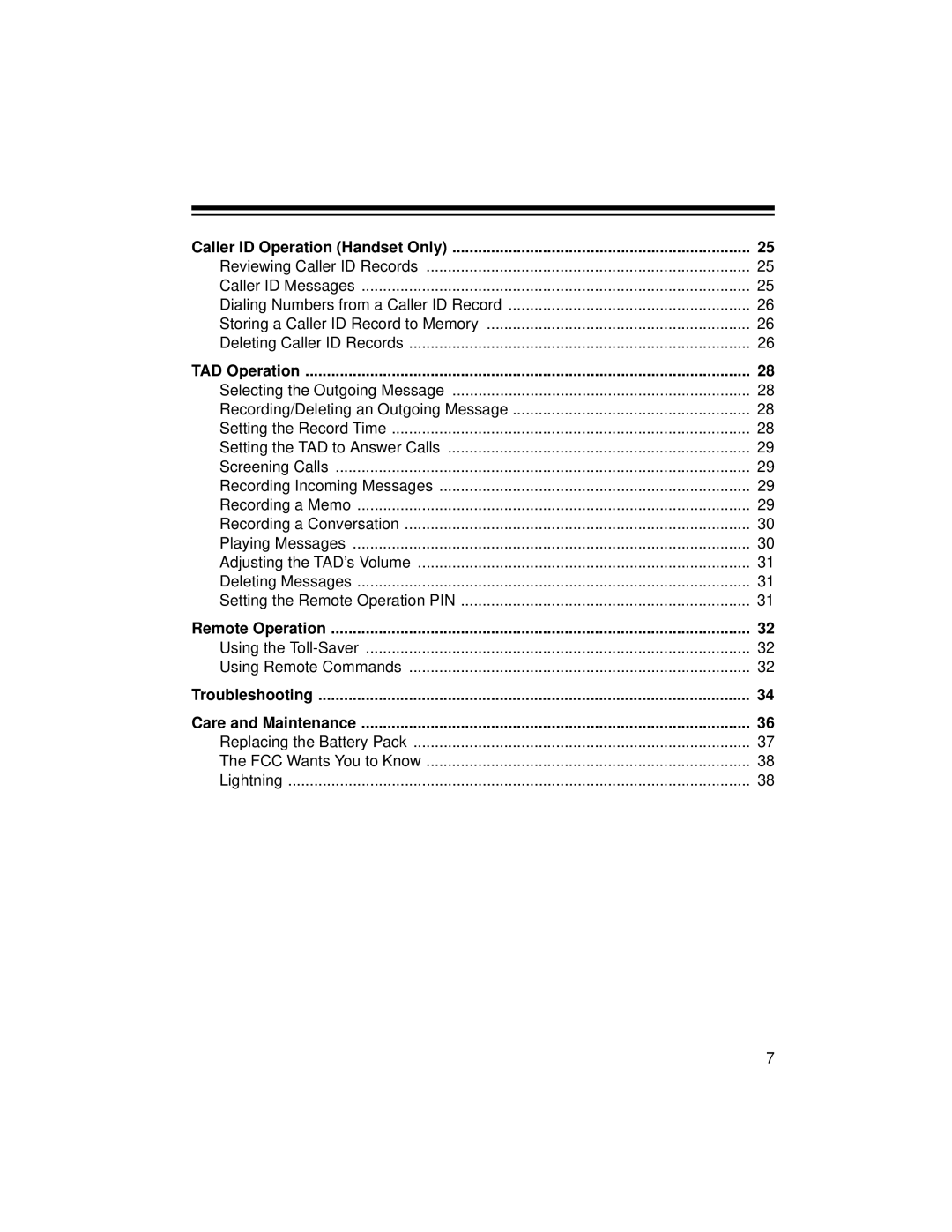 Radio Shack TAD-729 owner manual Using the Toll-Saver Using Remote Commands 