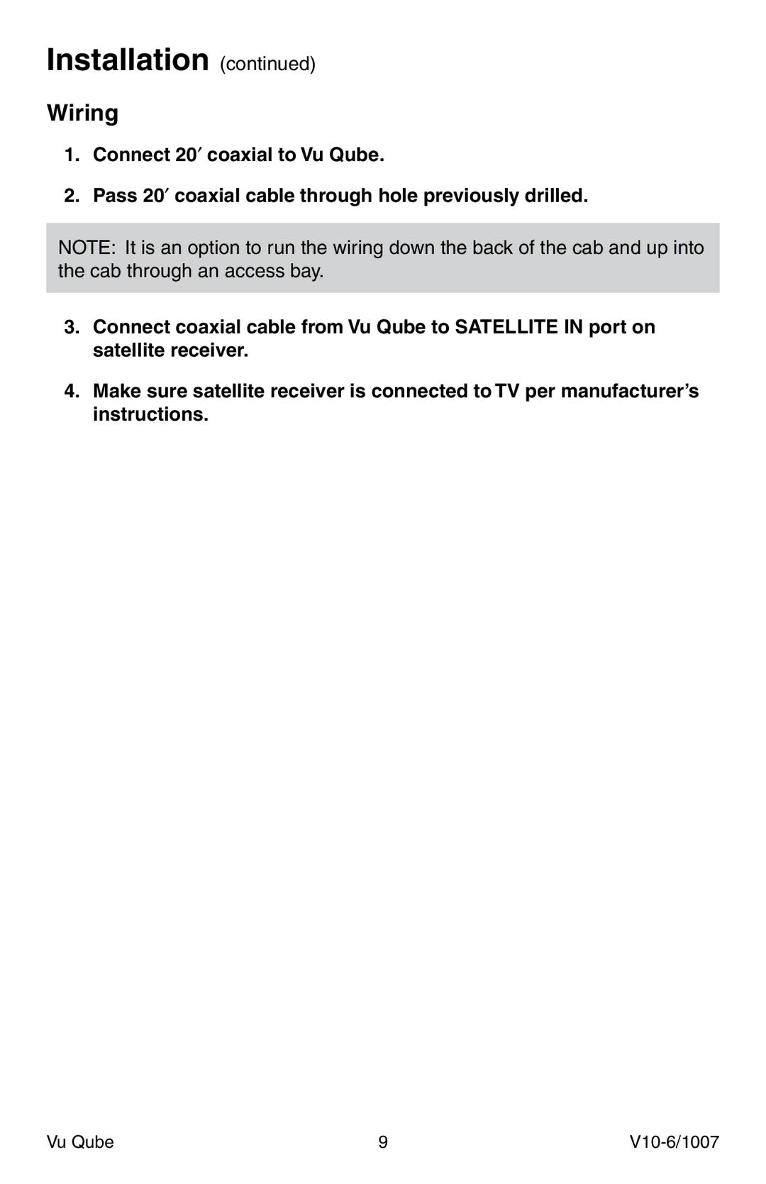 Radio Shack V10 specifications Wiring 