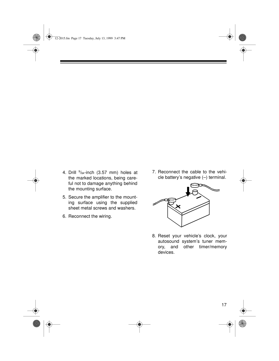 Radio Shack XL-150 owner manual Fm Page 17 Tuesday, July 13, 1999 347 PM 