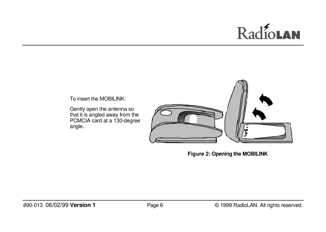 RadioLAN 140 MOBILINK manual Opening the Mobilink 