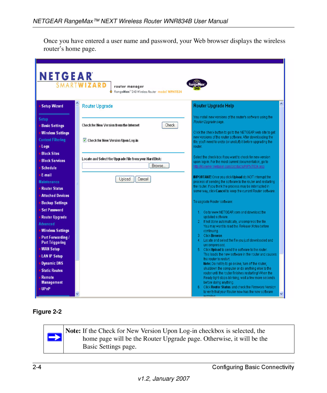 RadioLAN WNR834B user manual V1.2, January 