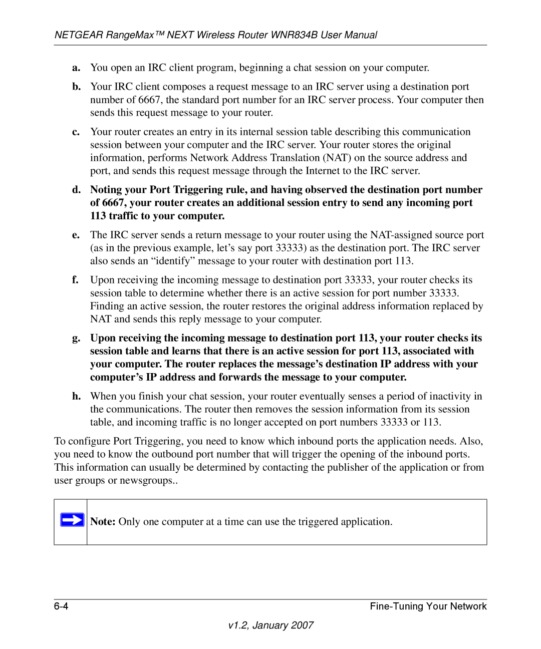 RadioLAN WNR834B user manual V1.2, January 