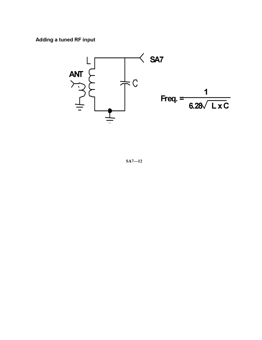 Ramsey Electronics manual SA7 ANT 