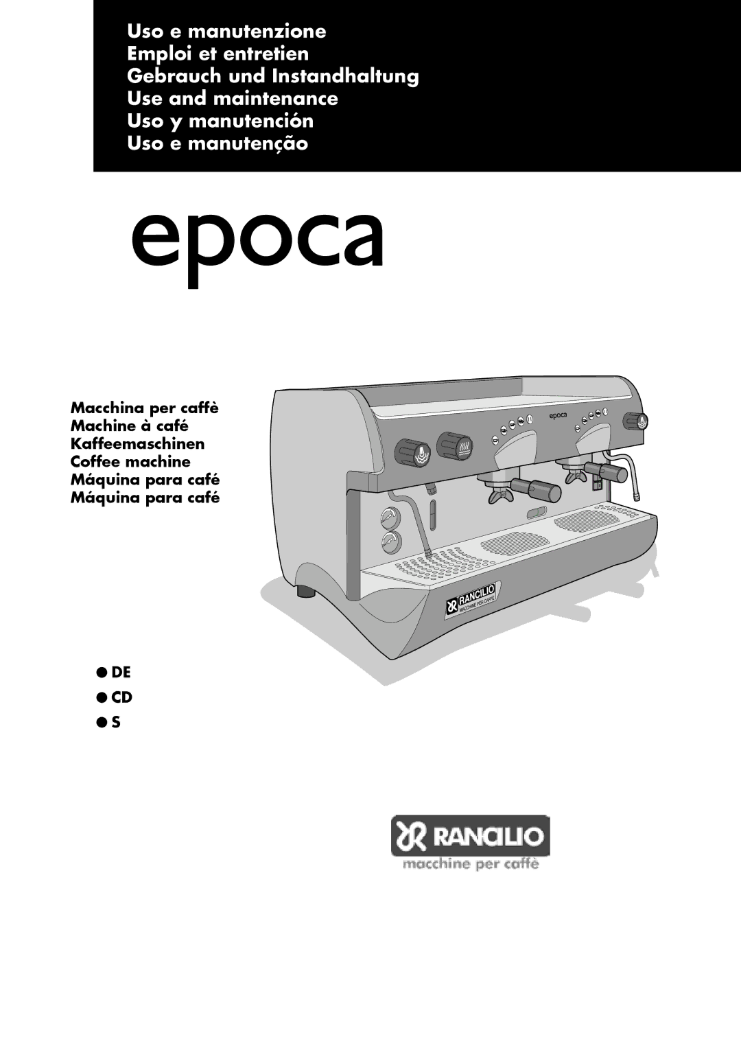 Rancilio epoca manual 