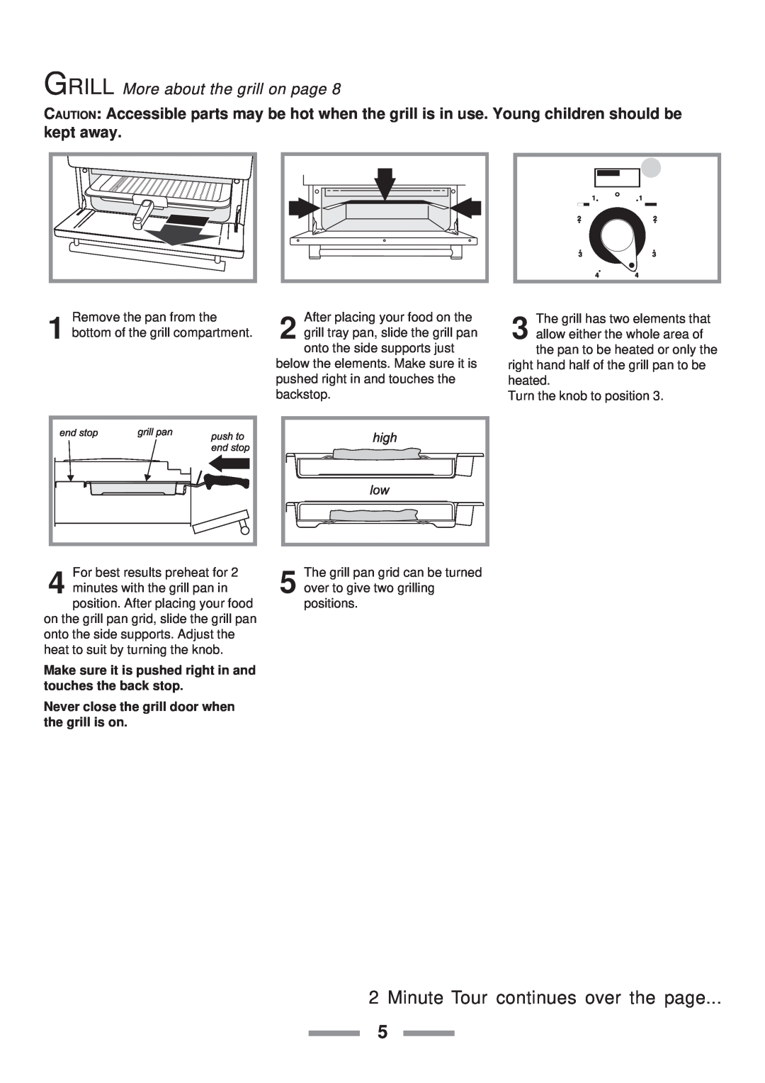 Rangemaster 110 installation instructions Minute Tour continues over the page, GRILL More about the grill on page 