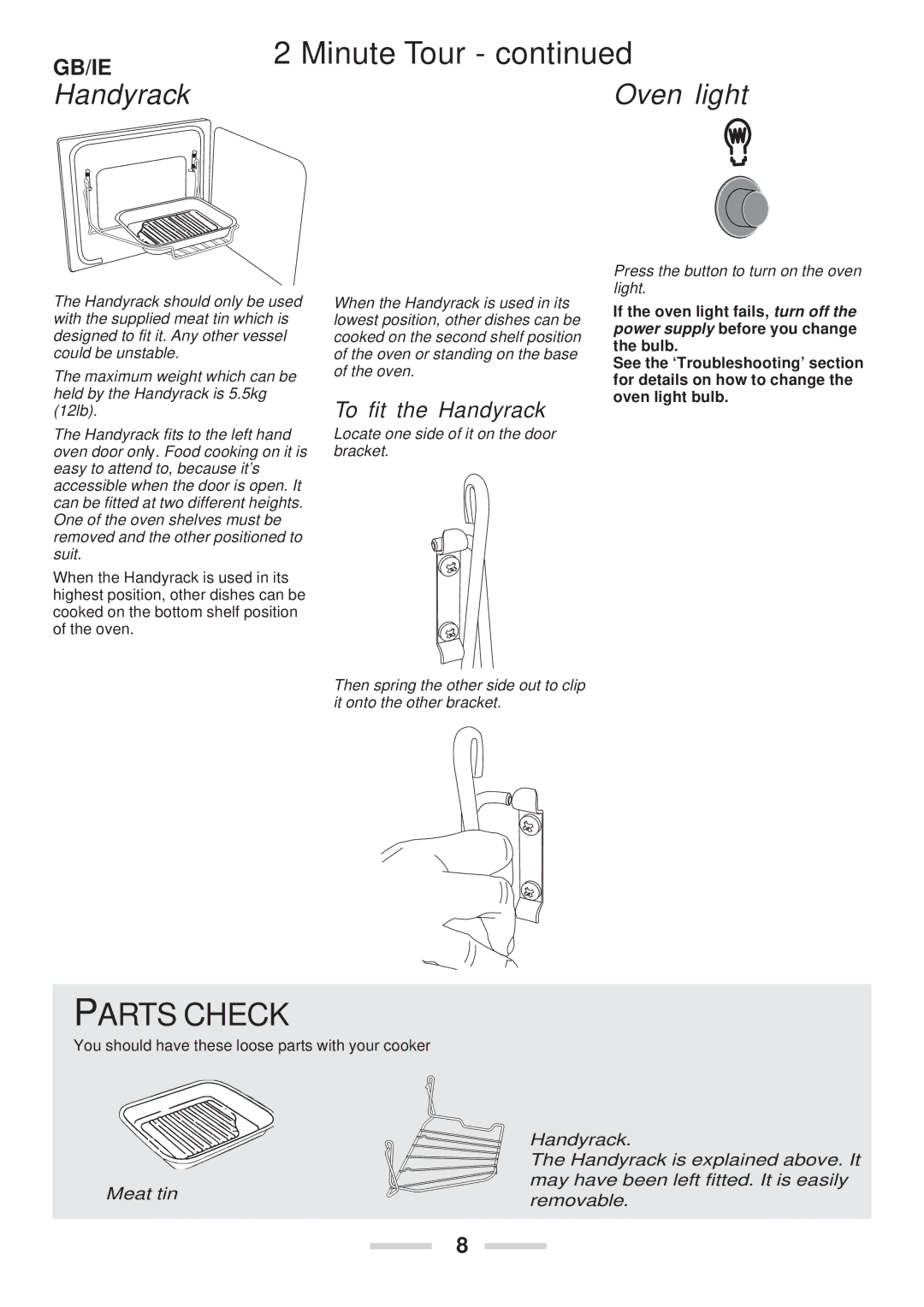 Rangemaster 90 Ceramic installation instructions Minute Tour 