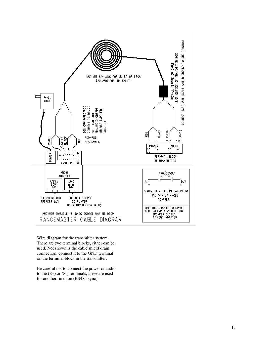 Rangemaster AM1000 installation manual 