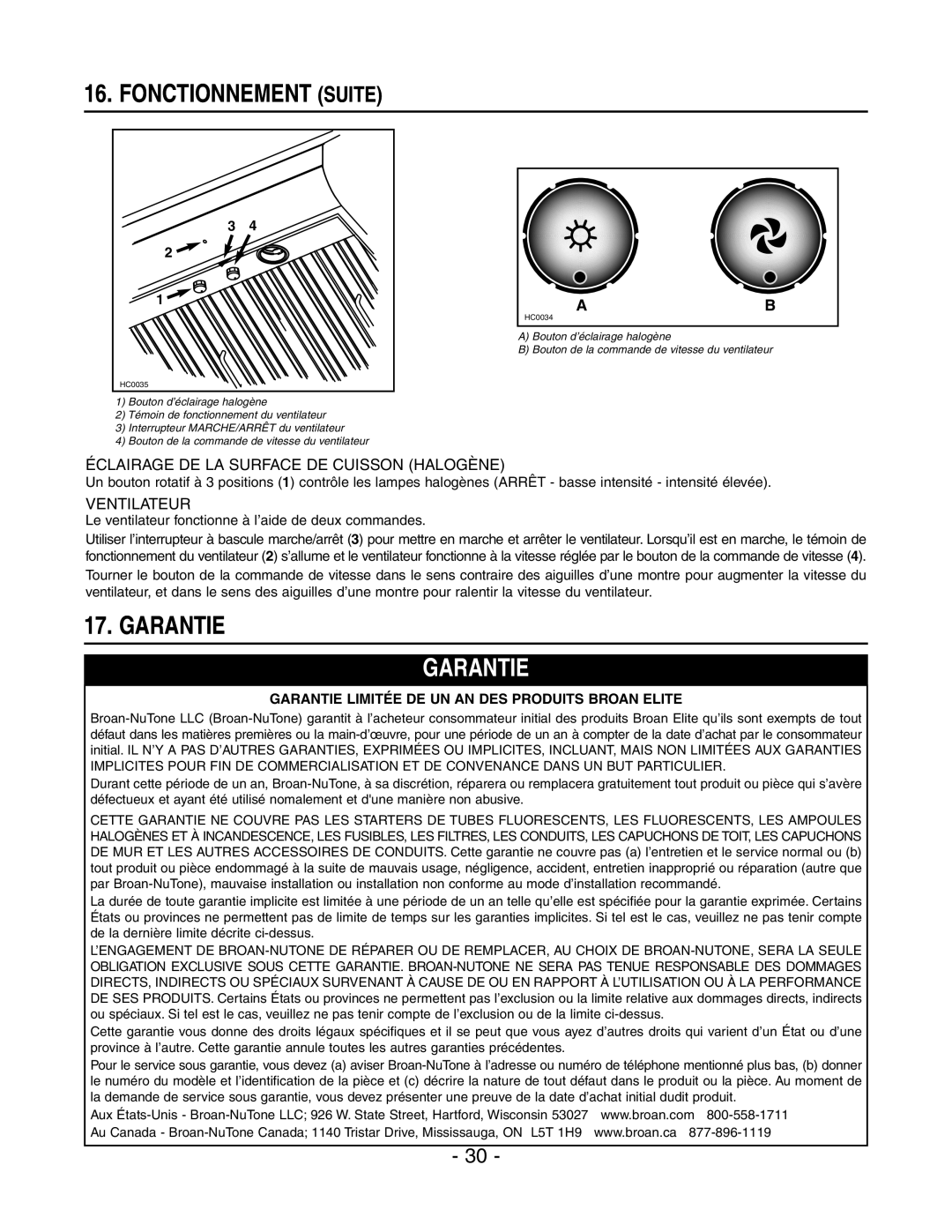 Rangemaster E64000, E6448SS Fonctionnement Suite, Garantie, Éclairage DE LA Surface DE Cuisson Halogène, Ventilateur 