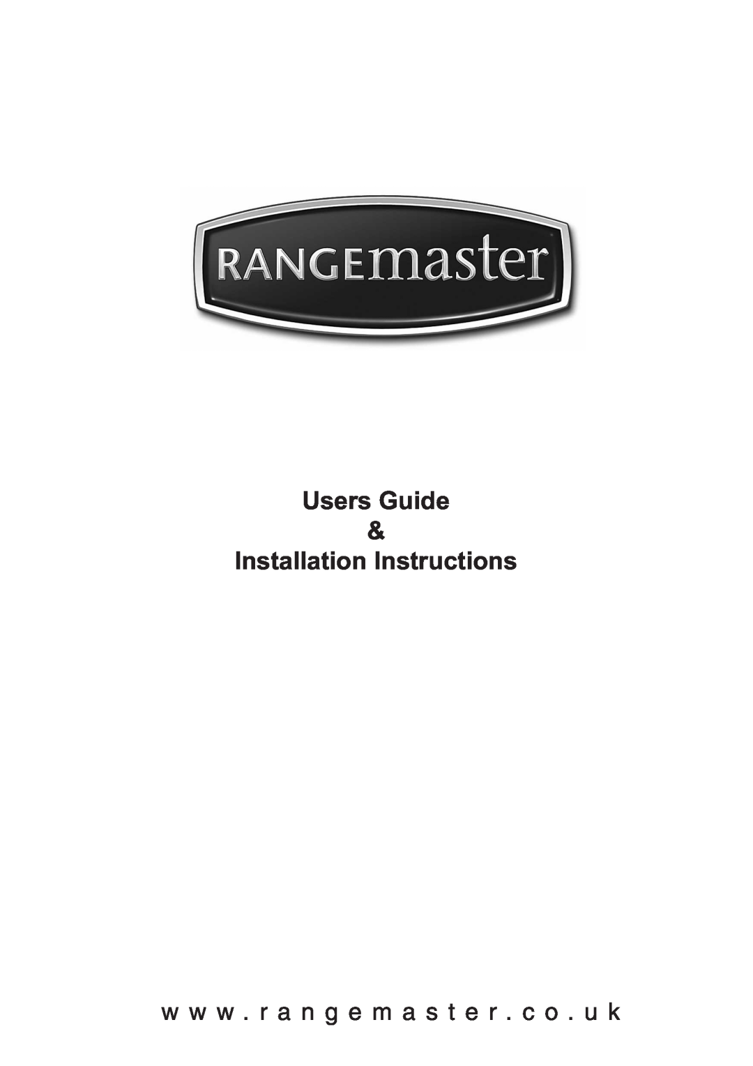 Rangemaster LEIHDC60BB, LEIHDC120BB, CLAHDC120BC installation instructions Users Guide, Installation Instructions 