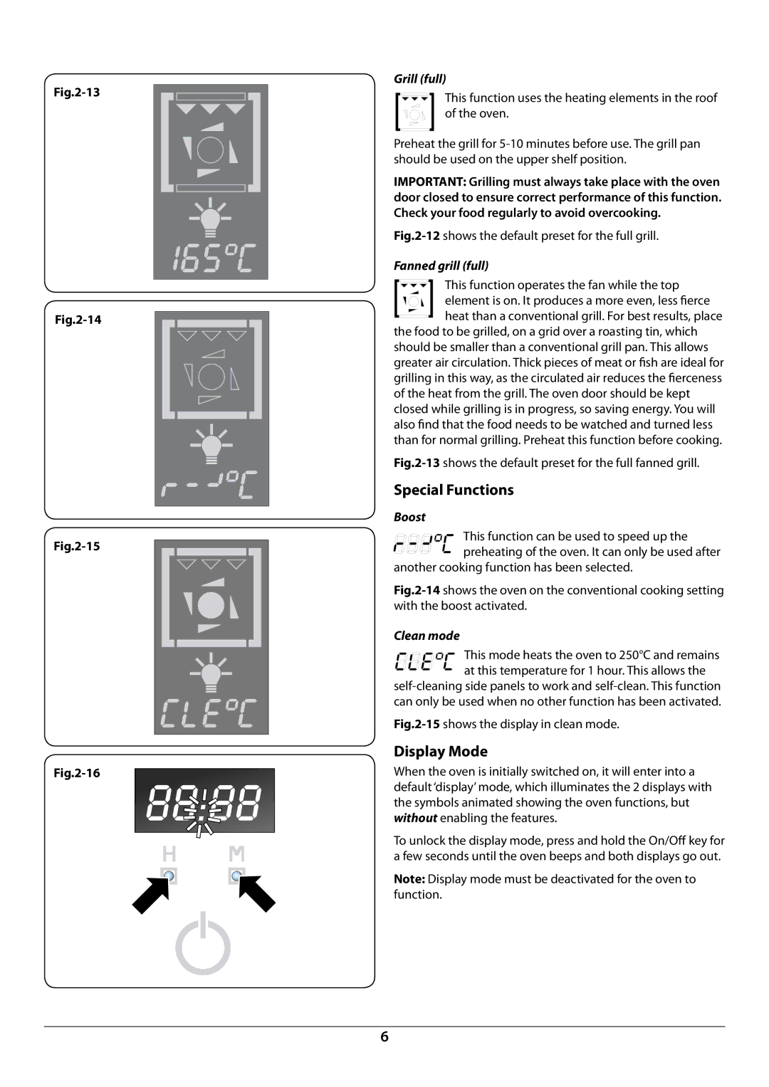 Rangemaster R6012 manual Special Functions, Display Mode 