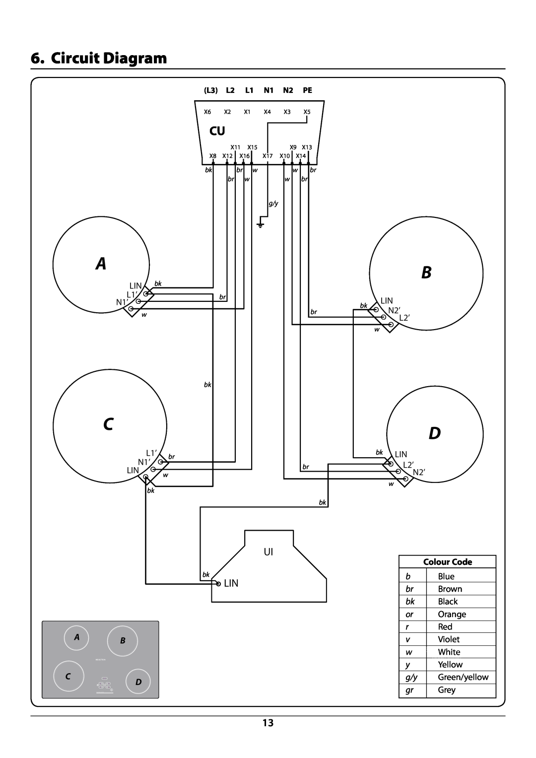 Rangemaster Circuit Diagram, ArtNo.080-0014 RI60-RI77circuit diagram, ArtNo.314-0007InductionINDUCTIONhobs labelled 