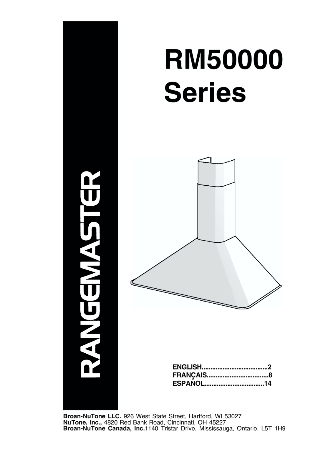 Rangemaster RM50000 Series manual Español 