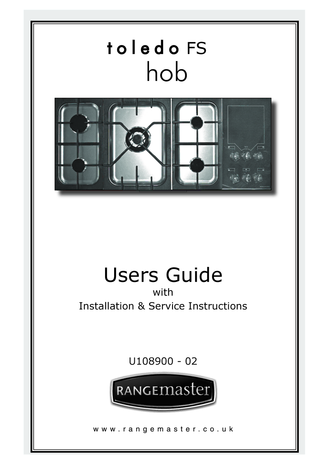 Rangemaster Toledo FS Hob manual Users Guide 