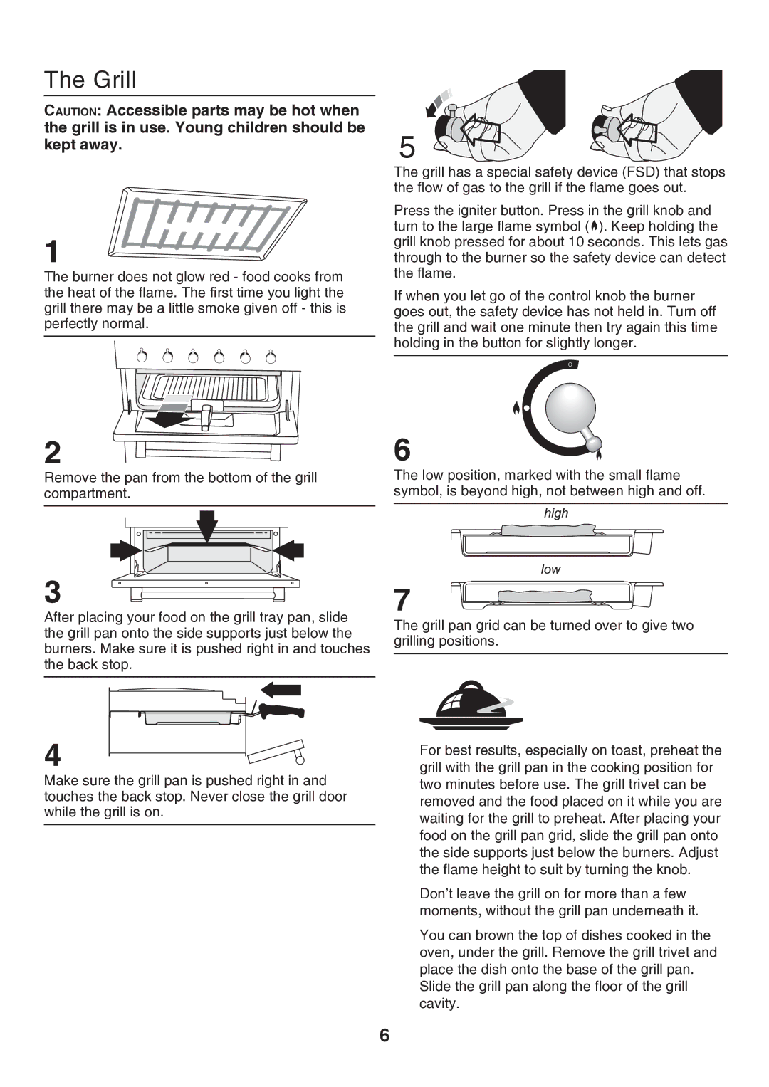 Rangemaster U106140-05 manual Grill 