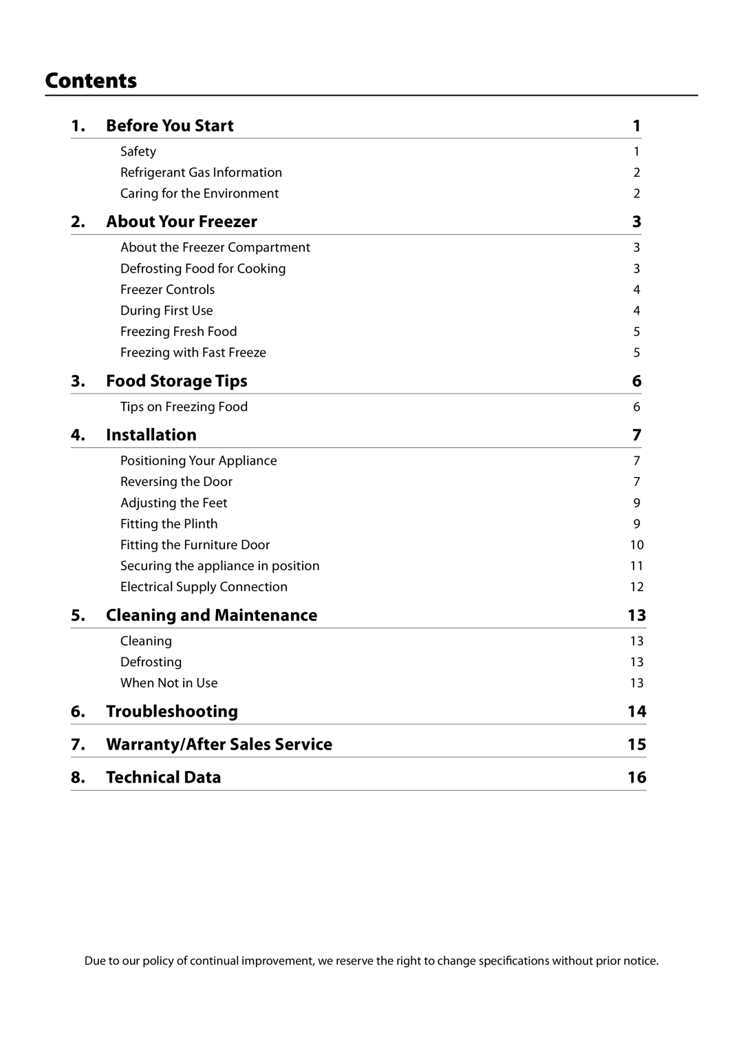 Rangemaster U110120 - 01A manual Contents 