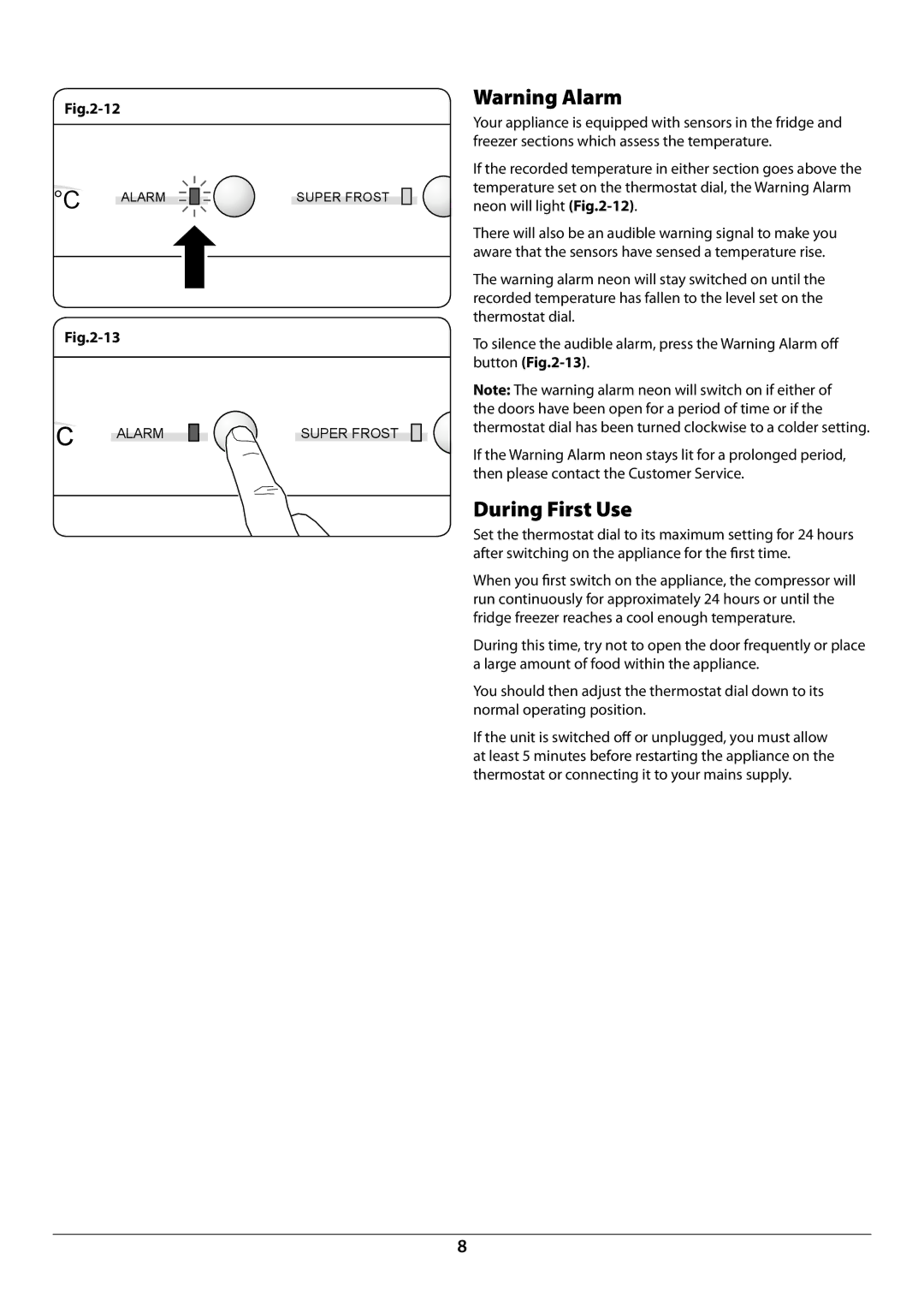 Rangemaster U110122-01B manual During First Use 