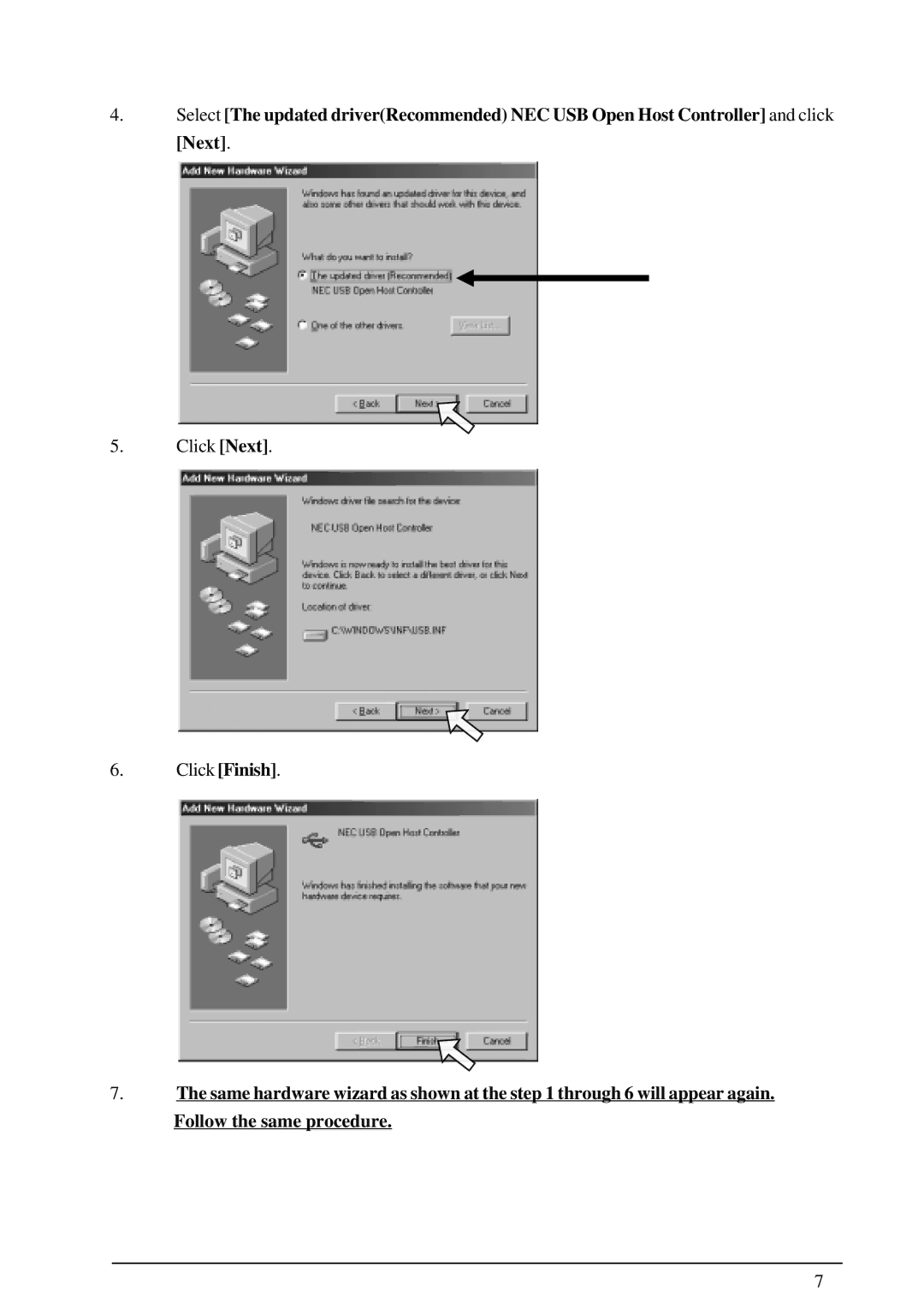 Ratoc Systems PCIU2 user manual Click Next 