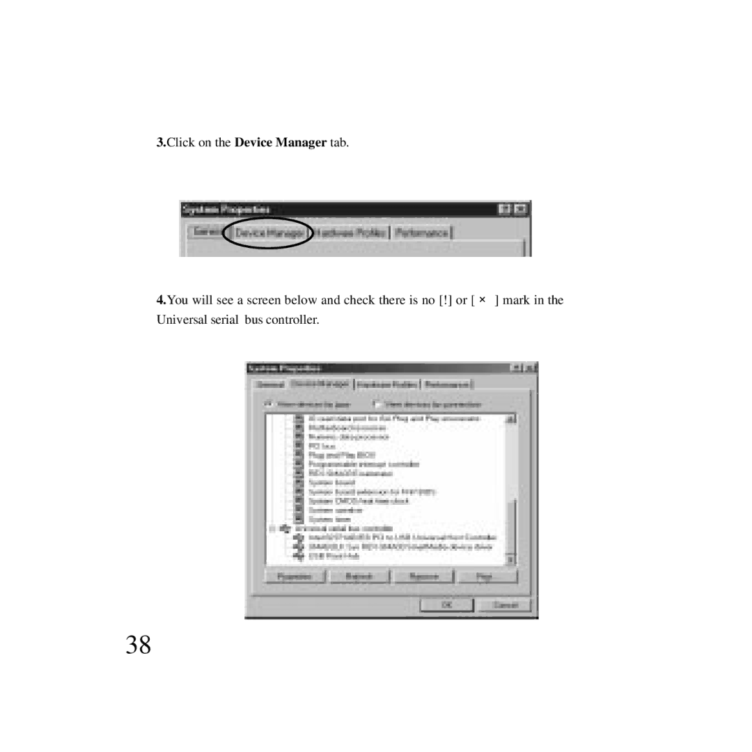 Ratoc Systems SMA03U manual Click on the Device Manager tab 