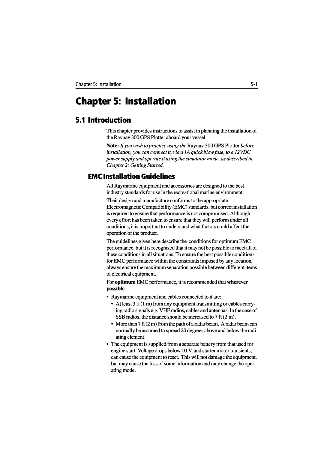 Raymarine 300 manual Introduction, EMC Installation Guidelines 