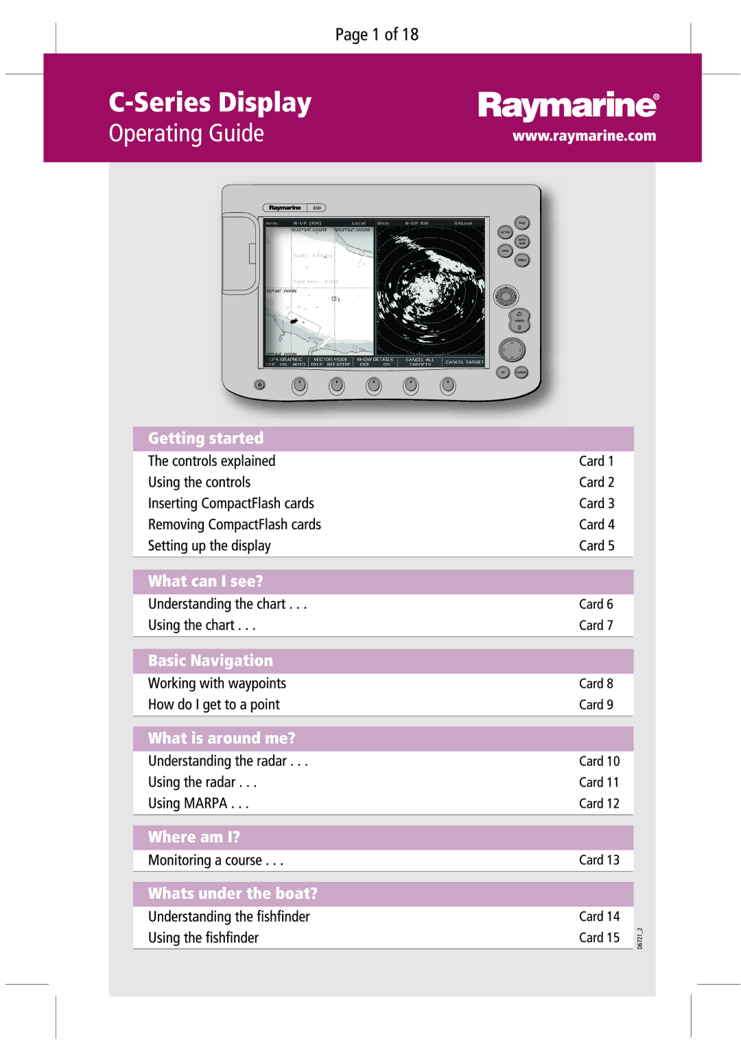 Raymarine C-Series manual 