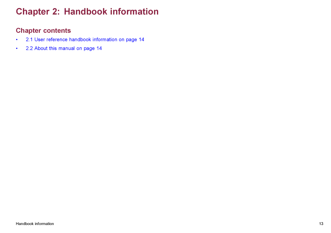 Raymarine C140w, C90w manual Handbook information 