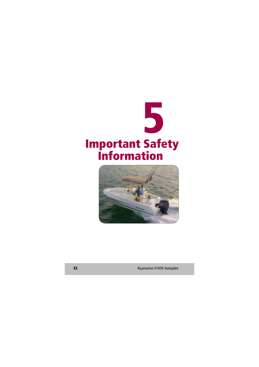 Raymarine D7637-1 manual Important Safety Information 