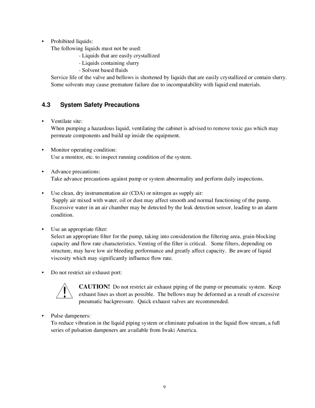 Raymarine FA-2E instruction manual System Safety Precautions 