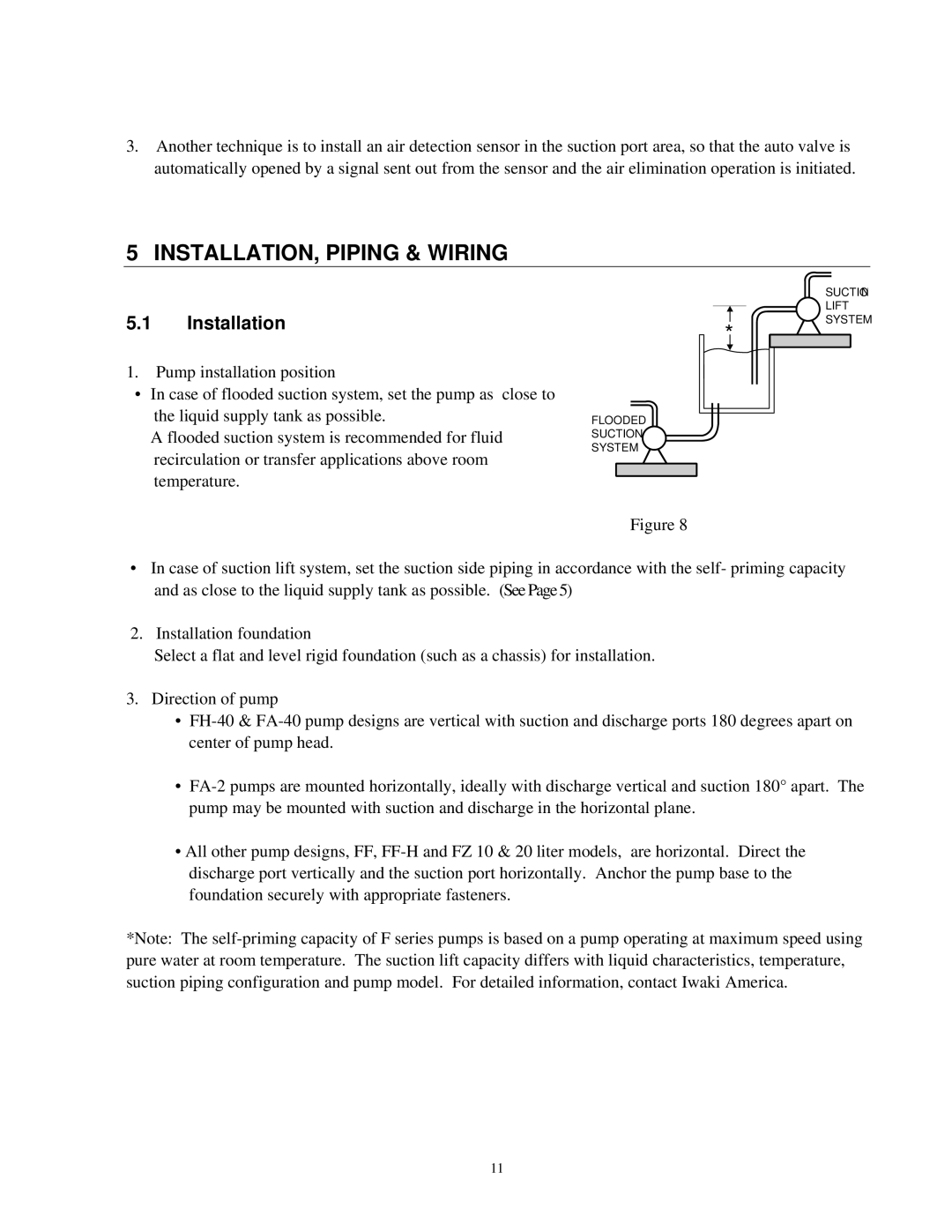 Raymarine FA-2E instruction manual INSTALLATION, Piping & Wiring, Installation 