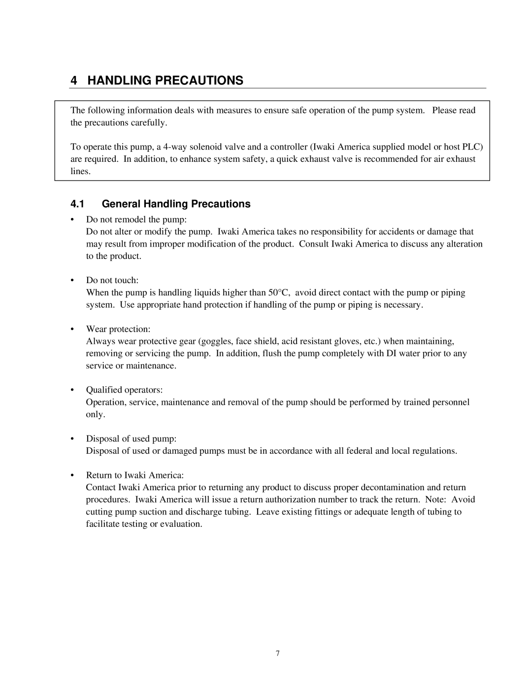 Raymarine FA-2E instruction manual General Handling Precautions 