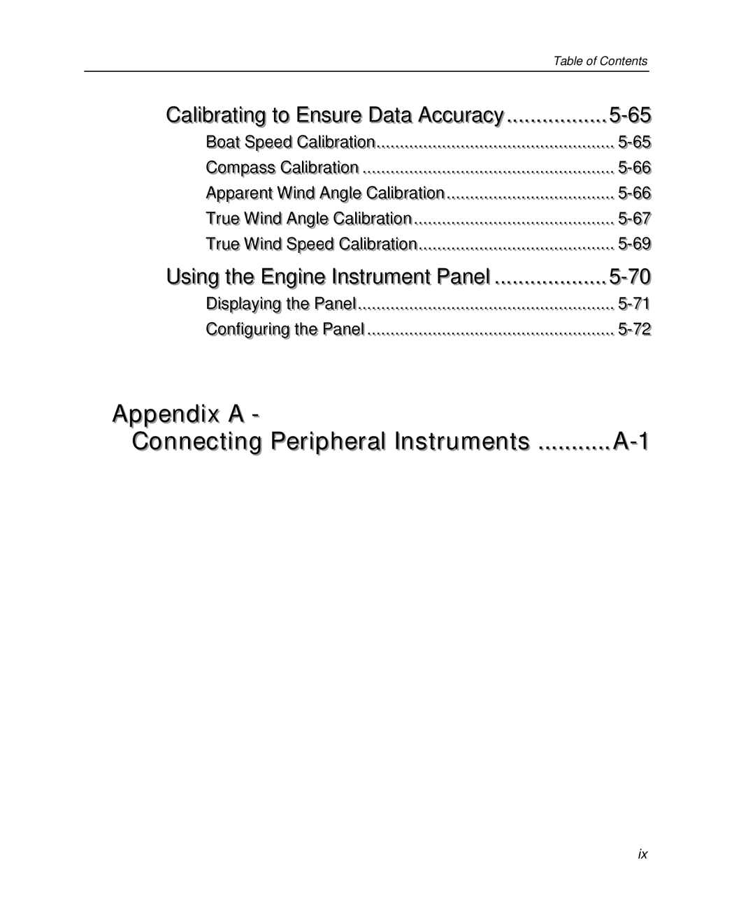 Raymarine Marine GPS System manual Appendix a Connecting Peripheral Instruments 