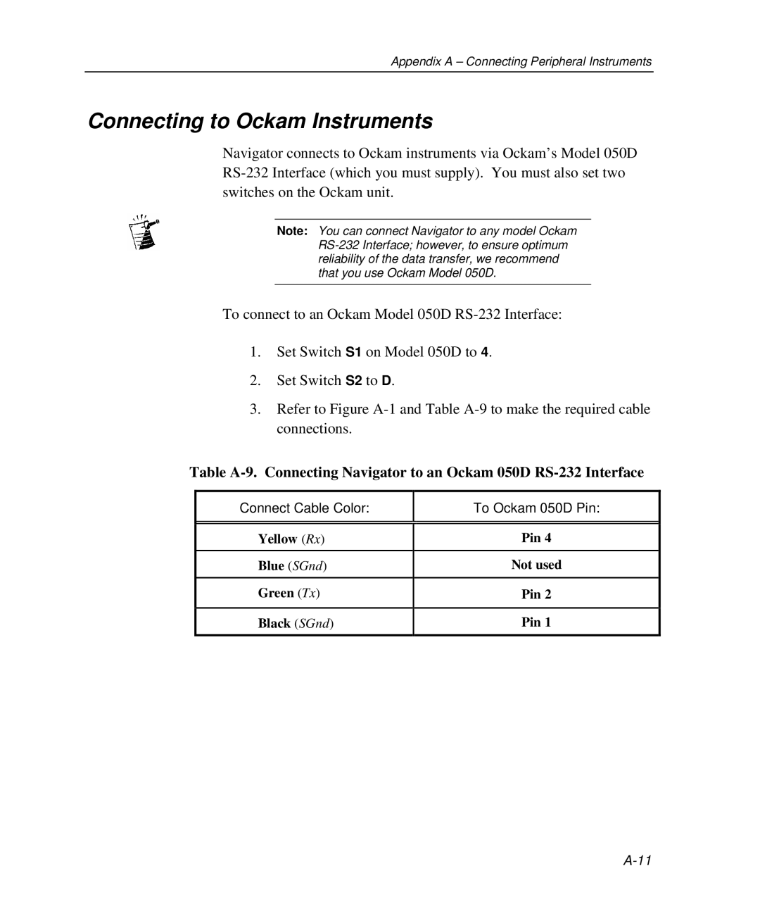 Raymarine Marine GPS System manual Connecting to Ockam Instruments 