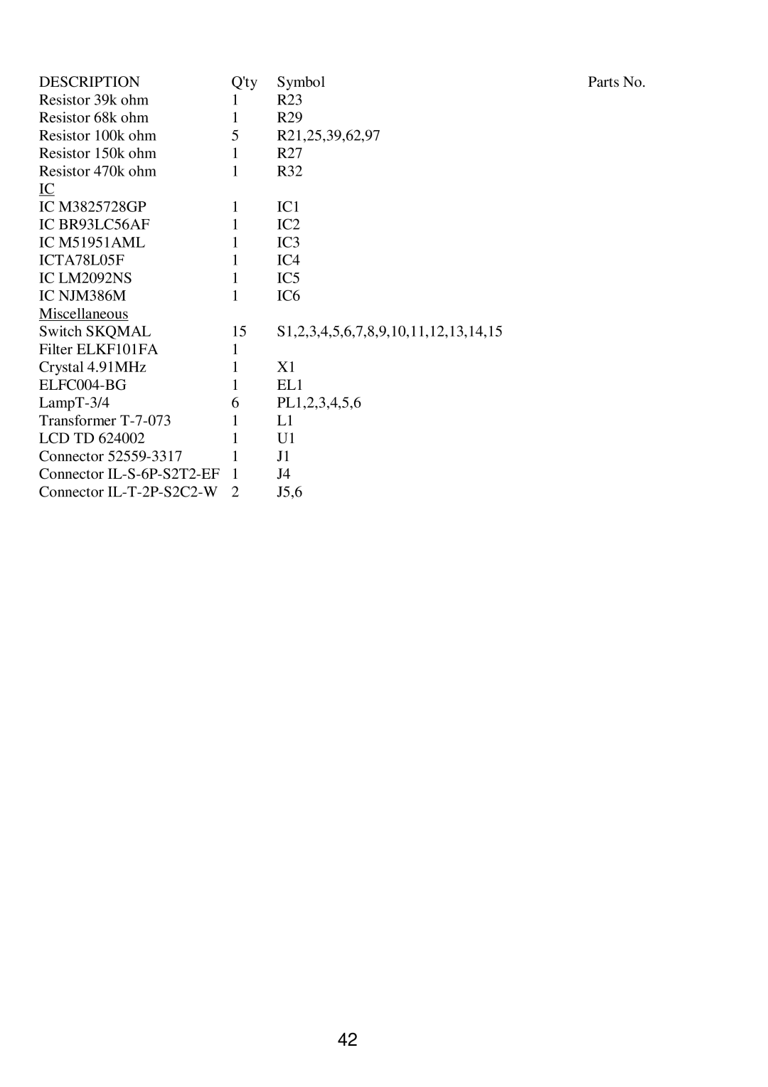 Raymarine RAY 210VHF operation manual IC1 IC BR93LC56AF IC2 