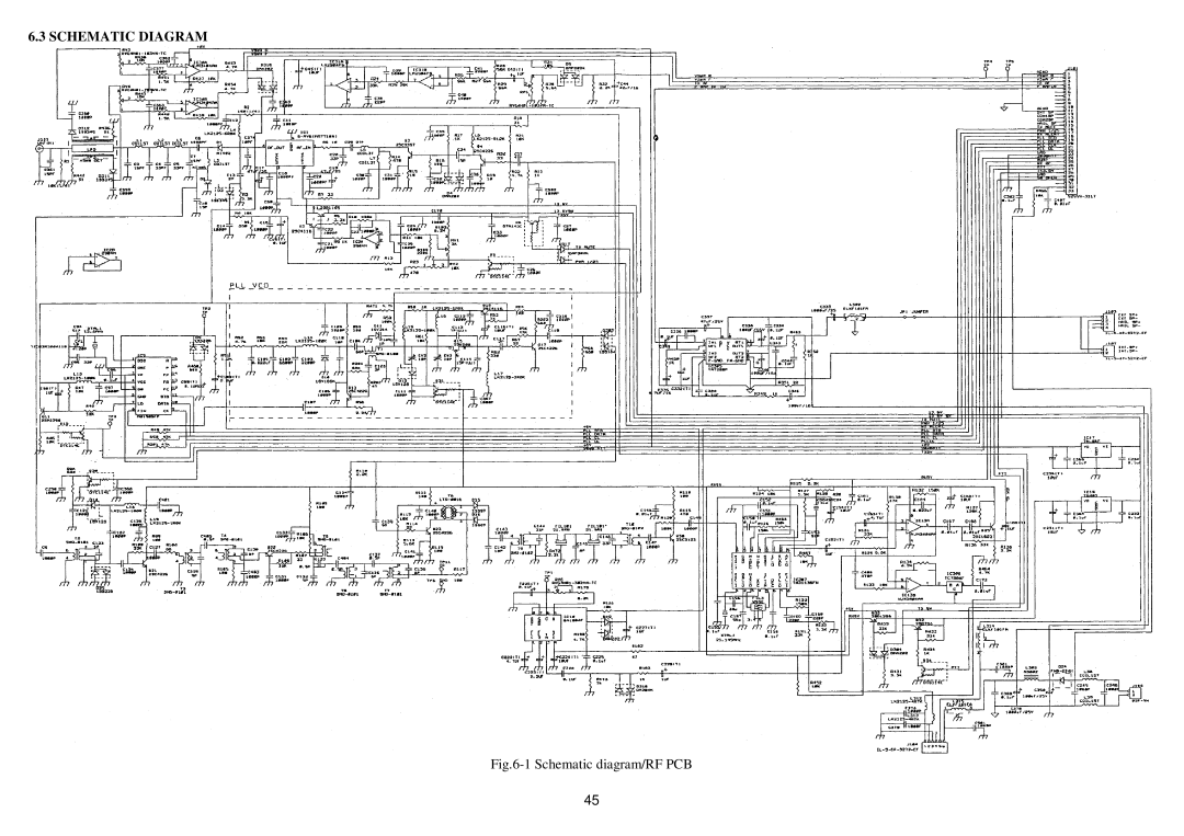 Raymarine RAY 210VHF operation manual Schematic Diagram 