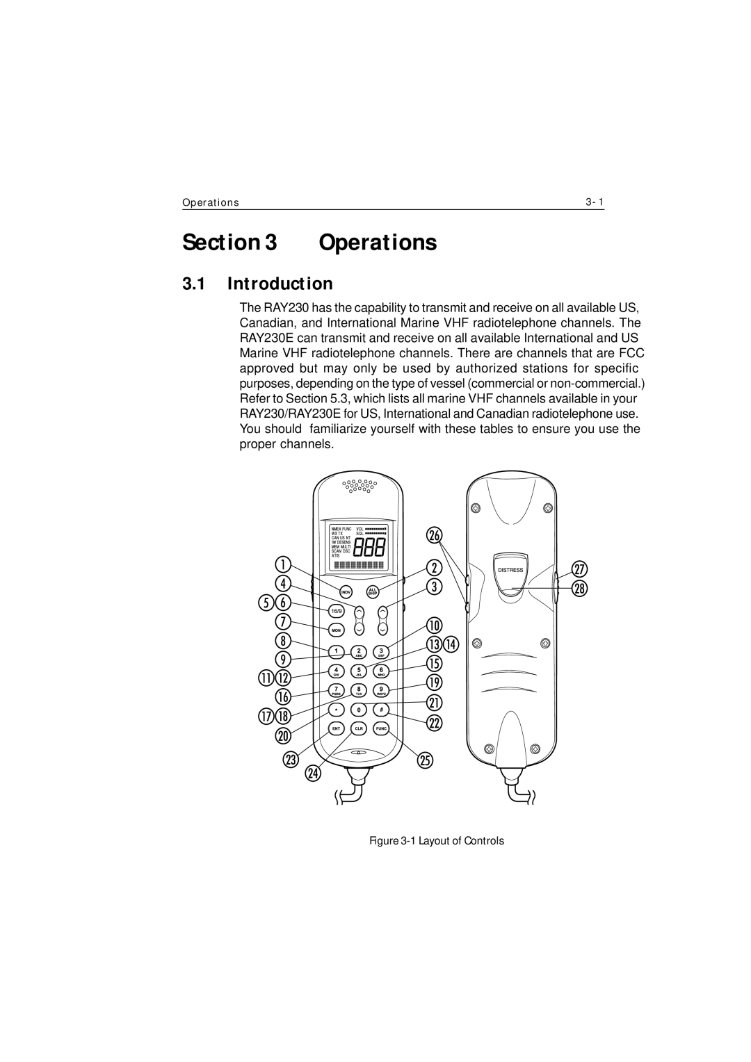 Raymarine Ray230 manual Section 