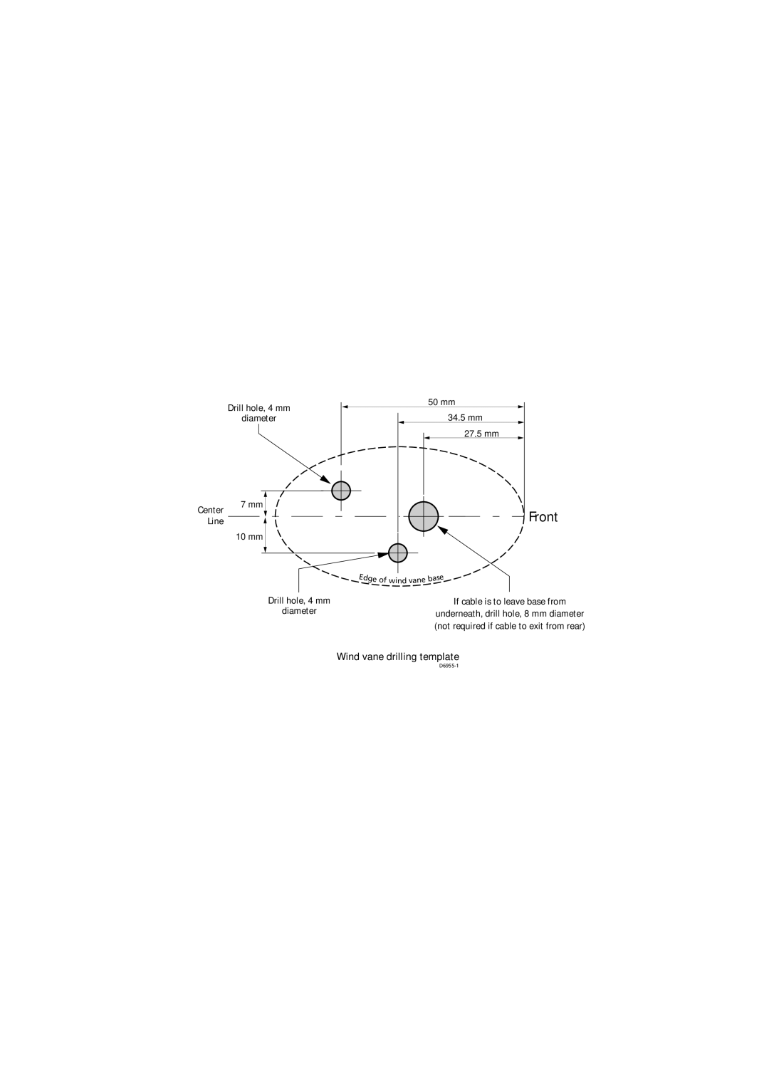 Raymarine ST60 manual Front 