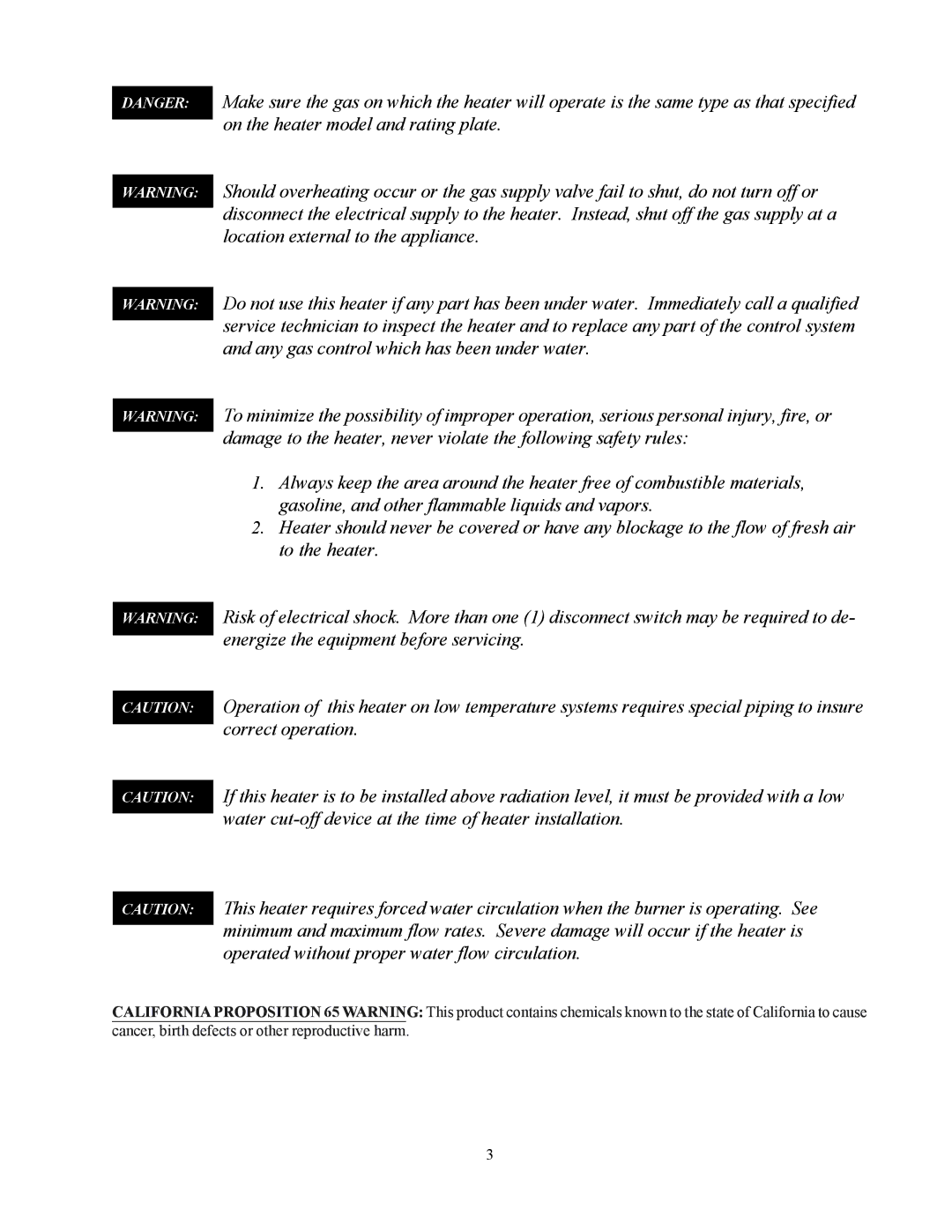 Raypak 122-322 installation instructions 