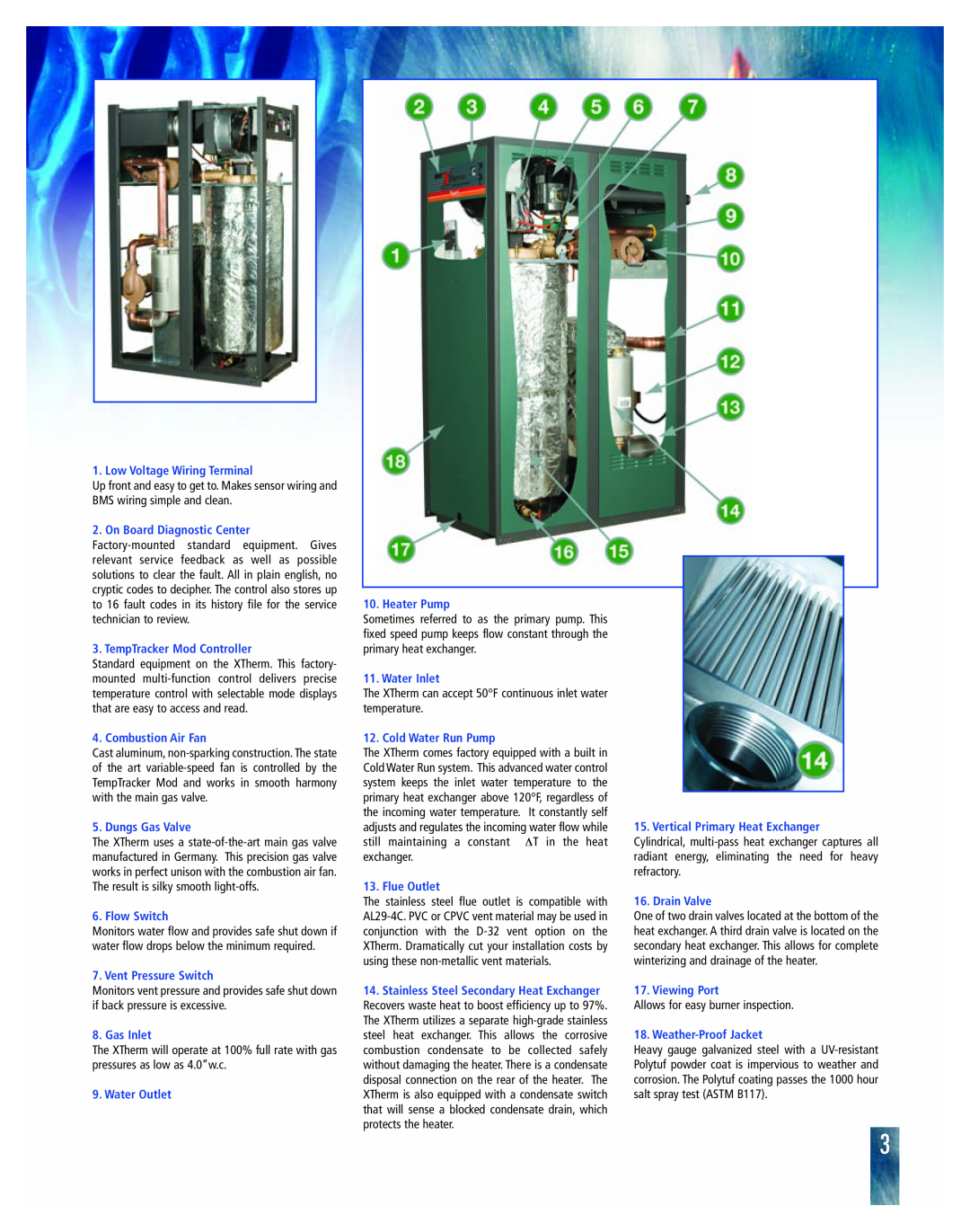 Raypak 2005, 1505 brochure Low Voltage Wiring Terminal 