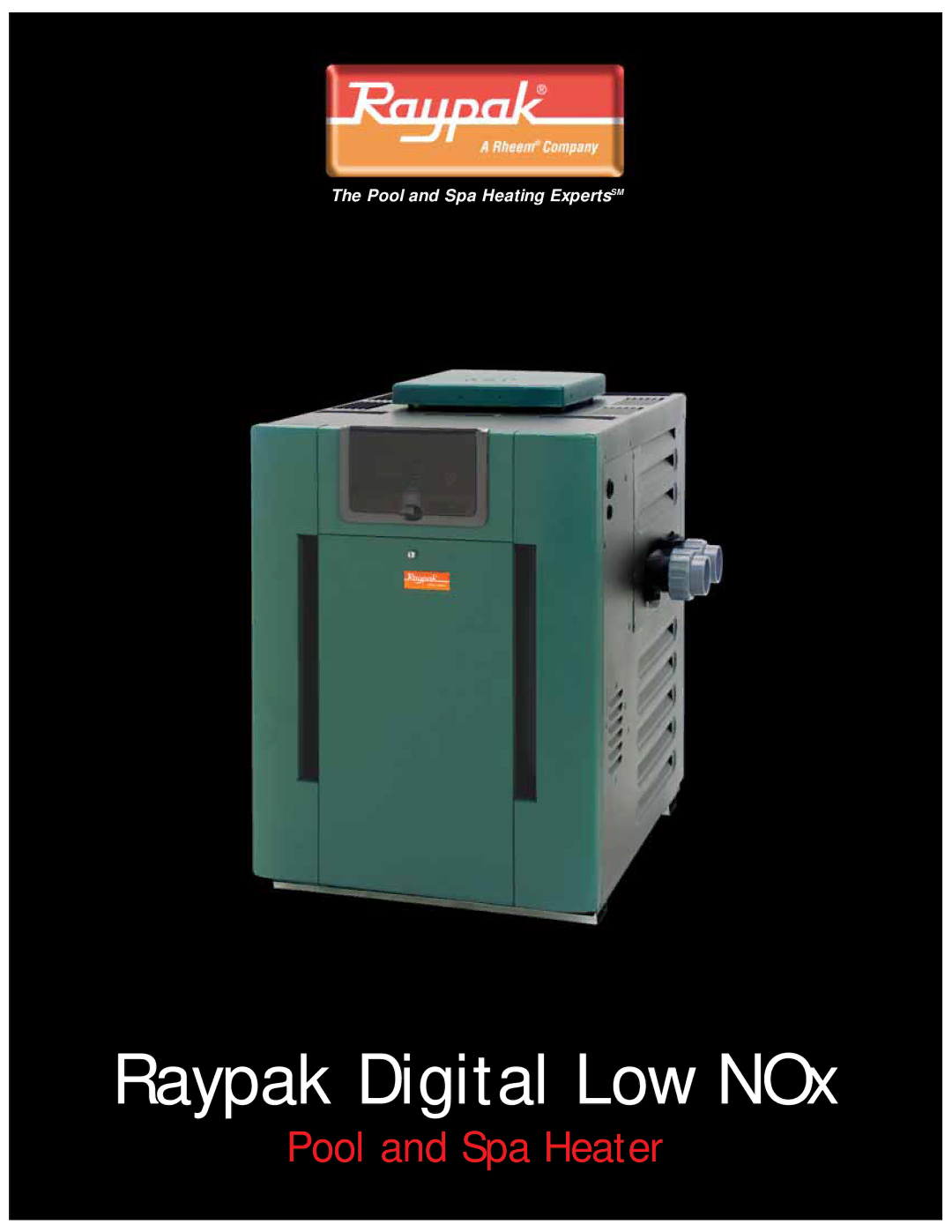 Raypak 207, 267, 337 dimensions Raypak Digital Low NOx 