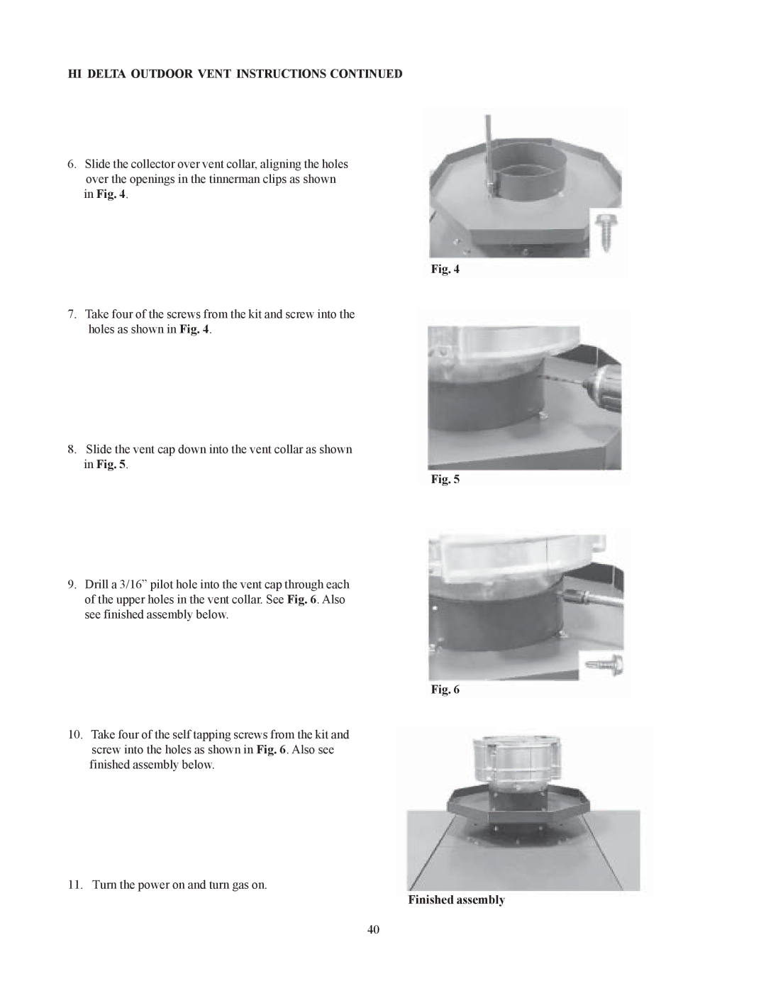 Raypak 302-902 manual Finished assembly 