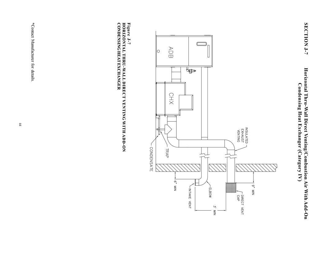 Raypak 1000, 500, 750 installation instructions Figure J-7 