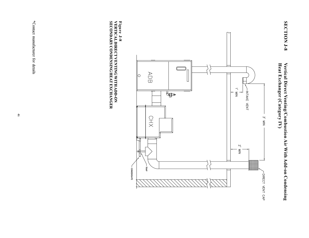 Raypak 750, 500, 1000 installation instructions Figure J-8 