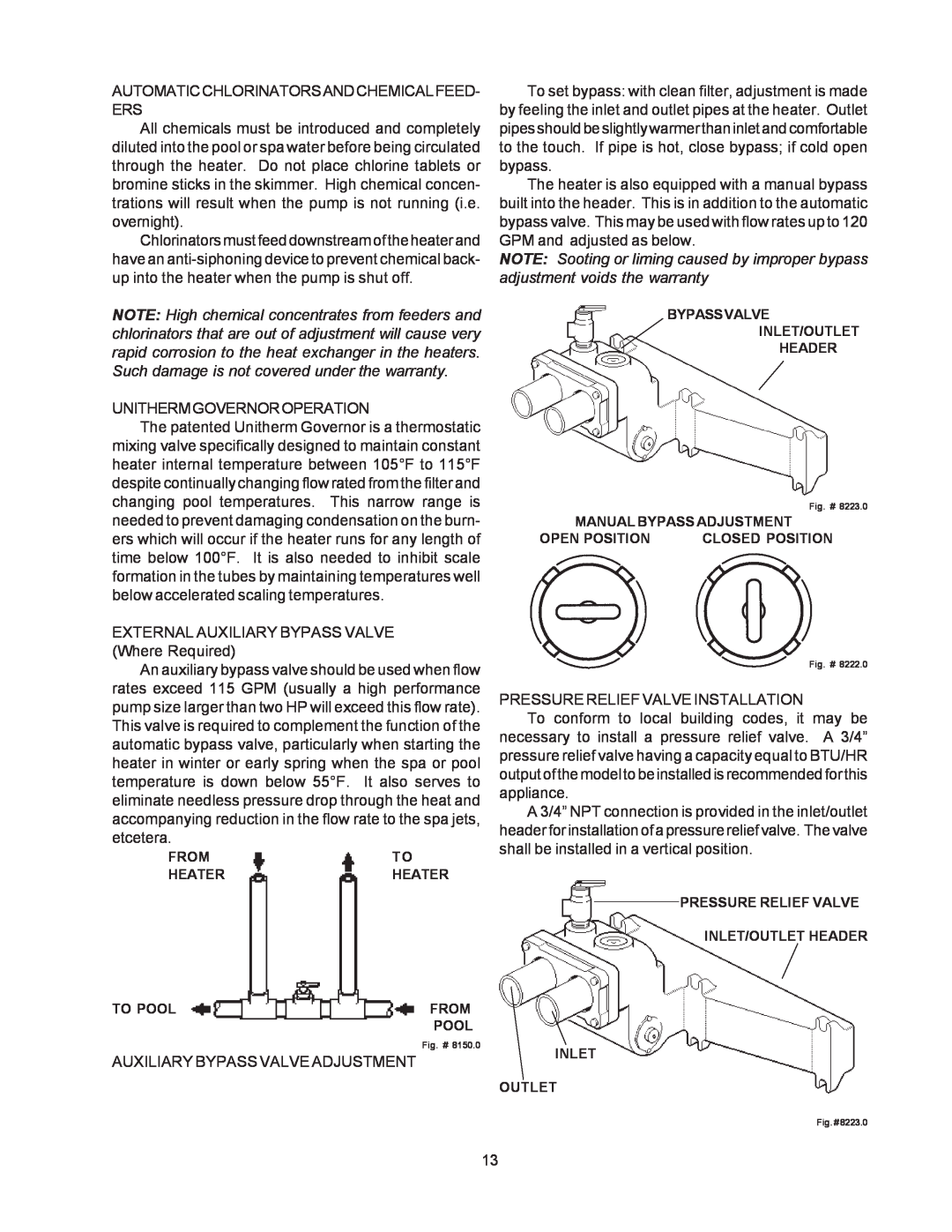 Raypak 514-824 manual Automaticchlorinatorsandchemicalfeed- Ers 